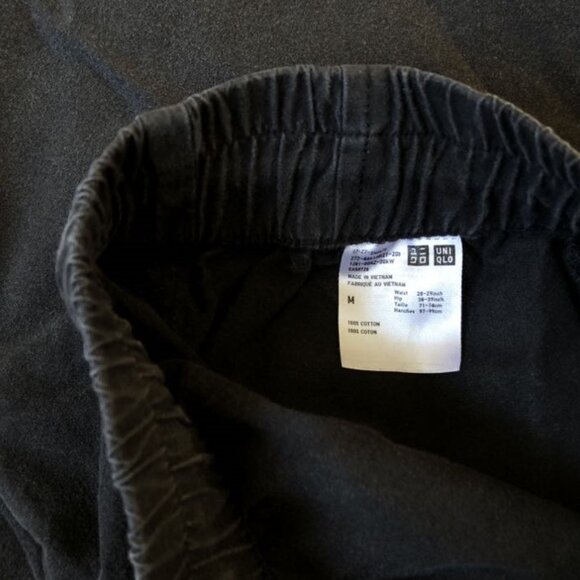 Uniqlo Black Elastic Pants (M) - Picture 3 of 3